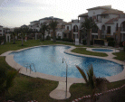 pool and gardens