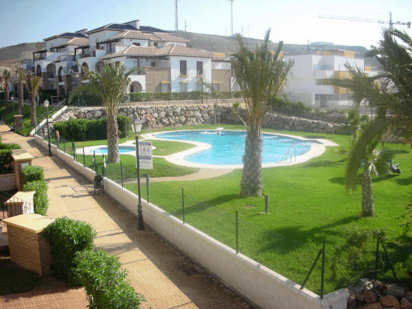 pool and gardens